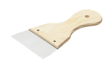 Bredspackel m/trähandtag 100 mm Anza